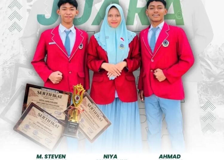 CREATIVE CHAMPIONS! Trio MAN 2 Gresik Sabet Juara 1 Nasional Video Challenge Tiktok di NUSAIFEST UMY 2026