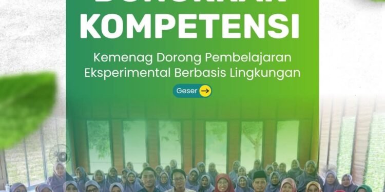 Dongkrak Kompetensi, Kepala Kemenag Gresik Dorong Pembelajaran Eksperimental Berbasis Lingkungan 