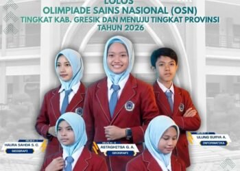 Mantap !! 5 Jagoan Sains MAN 2 Gresik Lolos Berjamaah Menuju OSN Tingkat Provinsi 2026