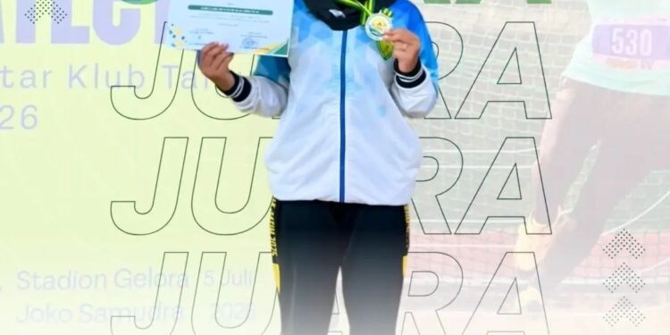 Zaskia Putri MAN 2 Gresik Borong Medali Emas & Perak di Invitasi Atletik Antar Klub Jatim 2026