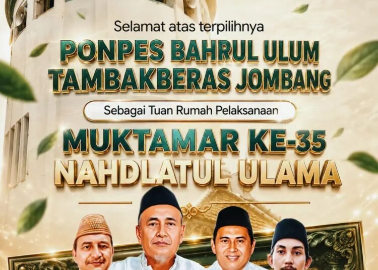 PCNU Gresik Ucapkan Selamat atas Terpilihnya Ponpes Bahrul Ulum Tambakberas Jombang Sebagai Tuan Rumah Muktamar NU ke-35