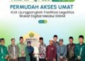 Lindungi Aset Umat, KUA Ujungpangkah Kawal Ikrar Wakaf Tanah untuk TPQ Al Fattah