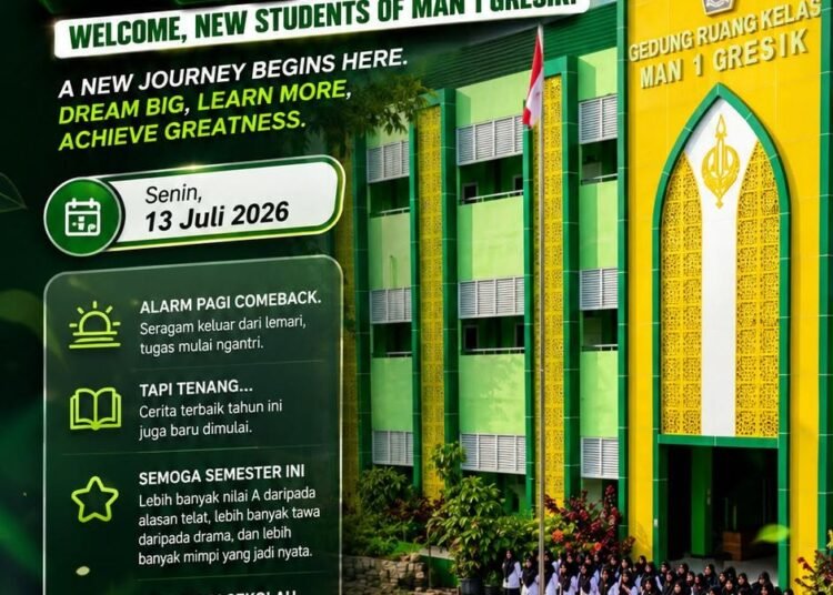 BACK TO SCHOOL MAN 1 GRESIK: Semangat Baru, Ukir Prestasi yang Lebih Gemilang 