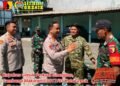 Semangat Sinergitas TNI–Polri, Kapolres Gresik AKBP Ramadhan Sambangi Makoramil 0817/05 Kota Gresik
