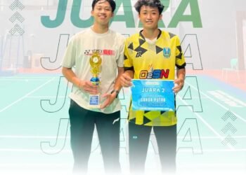 Duet Maut Brian Tsaqif & Ahmad Baihaqi Sabet Juara 2 Badminton Bation Cup 2026