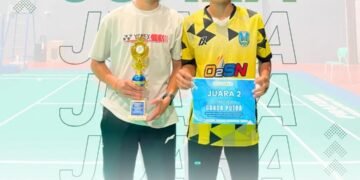 Duet Maut Brian Tsaqif & Ahmad Baihaqi Sabet Juara 2 Badminton Bation Cup 2026