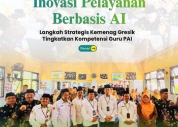 Kemenag Gresik Gembleng Ratusan Guru PAI Inovasi Pelayanan Berbasis Teknologi Artificial Intelligence