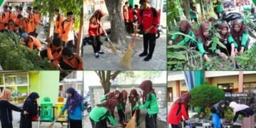 MAN 2 Gresik Istiqomah Gelar Aksi Bersih-bersih Lingkungan Wujudkan Ekosistem Belajar yang Sehat dan Progresif