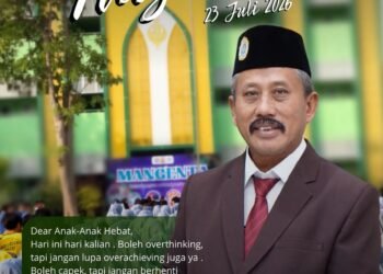 Kepala MAN 1 Gresik Dr. KH. Muhari, M.Pd.I Ucapkan Selamat Hari Anak Nasional 2026