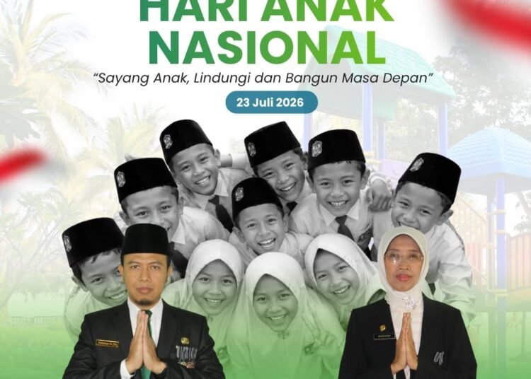 Selamat Hari Anak Nasional 2026, Kemenag Gresik: “Sayang Anak, Lindungi dan Bangun Masa Depan”