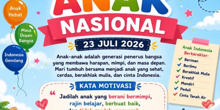 HAN 2026, Kepala MIN 1 Gresik: Anak Bahagia, Indonesia Maju !!