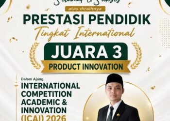 Mendunia !! Guru Seni MAN 1 Gresik Raih Juara 3 Product Innovation Tingkat Internasional ICAI 2026