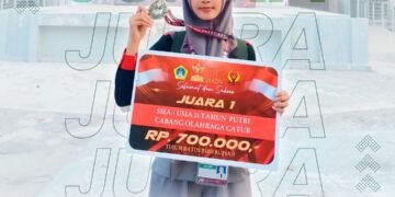 Strategi Cerdas di Atas Papan Catur! Haura Sahda Siswi MAN 2 Gresik Raih Tahta Juara 1 Bupati Cup 2026 