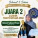 Siswi MAN 1 Gresik Ahimmah Tsalistatul Fitriyah Raih Juara 2 Lomba Pidato Bahasa Arab Tingkat Jawa Timur 