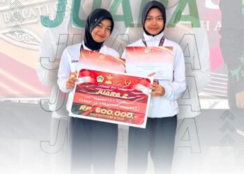 Duet Pesilat MAN 2 Gresik Nanda Eka & Keyla Salsabila Sabet Juara 2 Seni Ganda Putri di Bupati Cup 2026