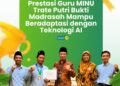 Kemenag Gresik Apresiasi Prestasi Guru MINU Trate Putri Sabet Bronze Award Kompetisi AI dan Robotik 