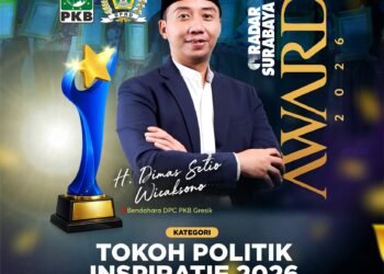 Selamat !! H Dimas DPRD Gresik Raih Penghargaan sebagai Tokoh Politik Inspiratif 2026