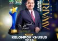Selamat !! Ketua DPRD Gresik Raih Penghargaan sebagai “Pemimpin Pro Rakyat, Terbuka dan Humanis”
