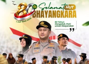 Keluarga Besar MUI Gresik Ucapkan Selamat HUT Bhayangkara ke-80: “80 Tahun Mengabdi, Polri untuk Masyarakat”