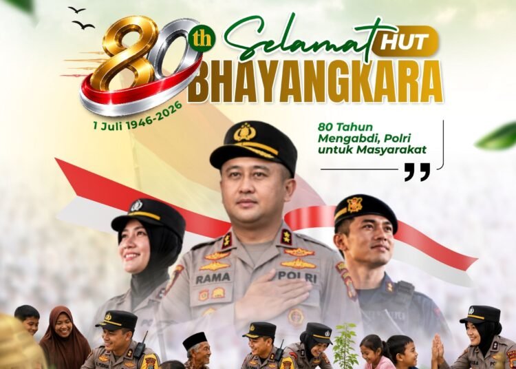 Keluarga Besar MUI Gresik Ucapkan Selamat HUT Bhayangkara ke-80: “80 Tahun Mengabdi, Polri untuk Masyarakat”