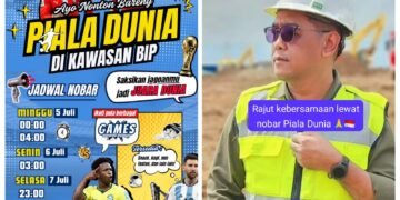 Rajut Kebersamaan Pererat Silaturahmi, PT Bungah Industrial Park Gelar Nobar Piala Dunia 2026