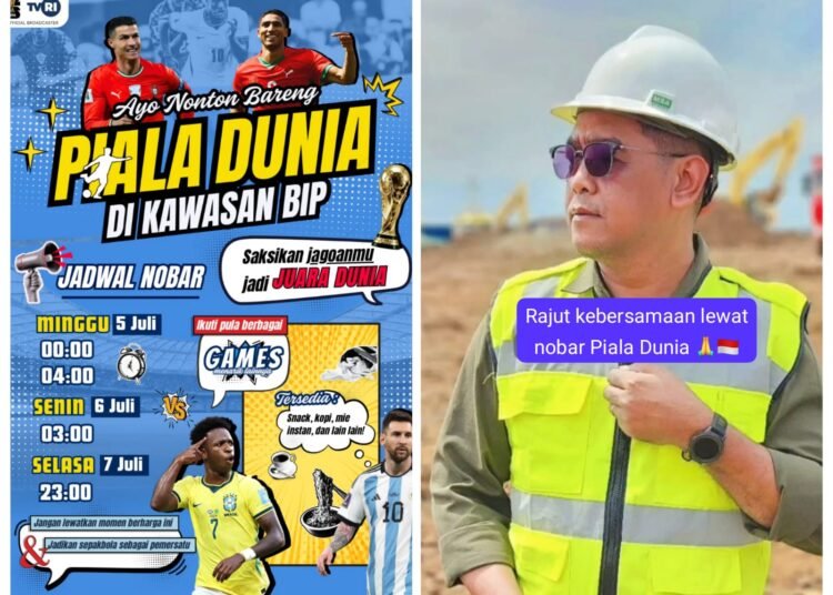 Rajut Kebersamaan Pererat Silaturahmi, PT Bungah Industrial Park Gelar Nobar Piala Dunia 2026