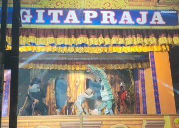 Pagelaran Ludruk Gita Praja dari Jombang Pungkasi Sedekah Bumi Cagak Agung Cerme