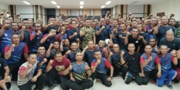 Dandim Gresik Tanamkan Jiwa Kepemimpinan pada Patriotic Leadership Program Indospring Tbk 