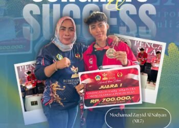 Hebat !! Siswa SMAN 1 Kedamean Sabet Juara 1 Tanding Kelas A Putra Pencak Silat Bupati Gresik Cup 2026