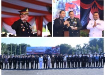 80 Tahun Mengabdi, Polri untuk Masyarakat: Forkopimda Gresik Gelar Upacara dan Tasyakuran Hari Bhayangkara ke-80