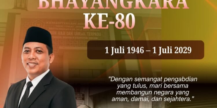 Kepala Kemenhaj Gresik H Lulus, SE, MA Ucapkan Selamat Hari Bhayangkara ke-80