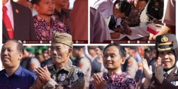 Ketua KPU Kabupaten Gresik Hadiri Upacara Peringatan Hari Bhayangkara ke-80