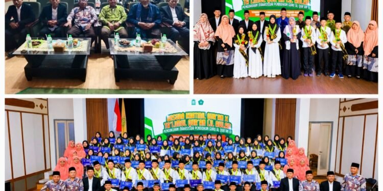 Wisuda Santri Ta’limul Qur’an Lil Aulad Ke-X dan Mahasiswa Pendidikan Guru Al-Qur’an Ke-III Yayasan PPTKA Gresik Berlangsung Khidmat dan Penuh Haru