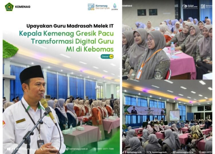 Era Digital, Kepala Kemenag Gresik Pacu Guru Madrasah Melek IT