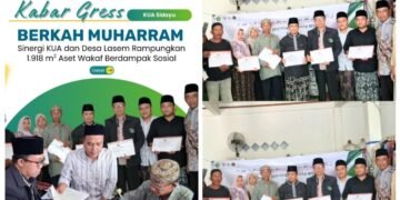 Berkah Muharam: Dua Warga Sidayu Tulus Ikhlas Mewakafkan Tanahnya untuk Pembangunan Rumah Lansia