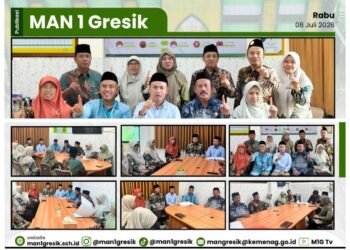 Tim Kementerian Agama RI Monitoring Program Pengembangan Profesi Guru di MAN 1 Gresik
