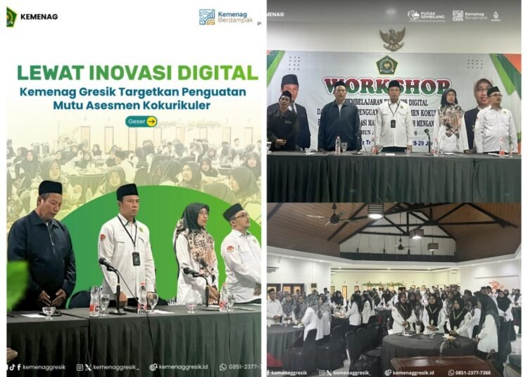 Kemenag Gresik Gembleng Ratusan Guru MI Melek Teknologi di Grand Whiz Trawas Mojokerto