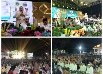Kades Ziadatul Akmal Terharu Saksikan Lautan Manusia Banjiri Pengajian Sedekah Bumi Pemdes Tumapel