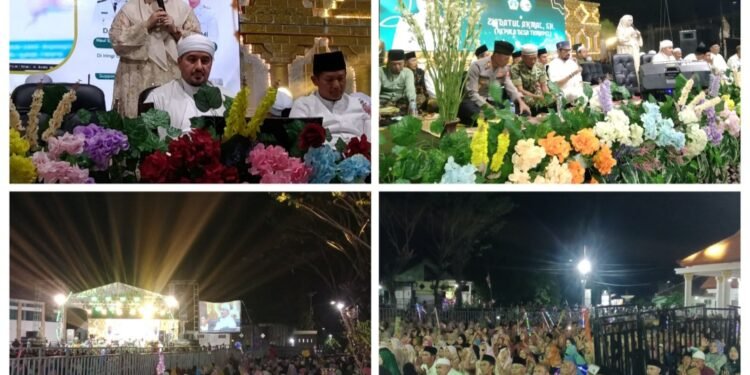 Kades Ziadatul Akmal Terharu Saksikan Lautan Manusia Banjiri Pengajian Sedekah Bumi Pemdes Tumapel