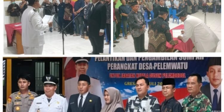 Kades Pelemwatu Menganti Lantik Kasun Pelemdodol: Berikan Layanan Terbaik untuk Masyarakat