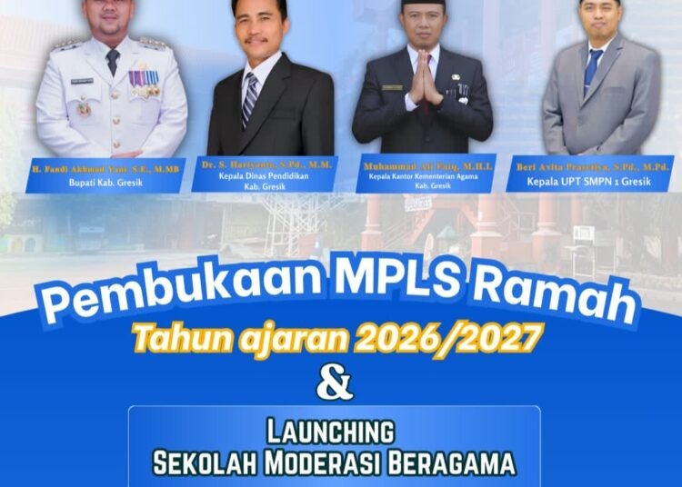 SMP NEGERI 1 GRESIK MEMULAI LANGKAH BARU DENGAN SEMANGAT HARMONI & KEBERSAMAAN