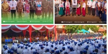 Perkokoh Kerukunan Lintas Iman, Kemenag dan Pemkab Gresik Launching Sekolah Moderasi Beragama di SMPN 1 Gresik 