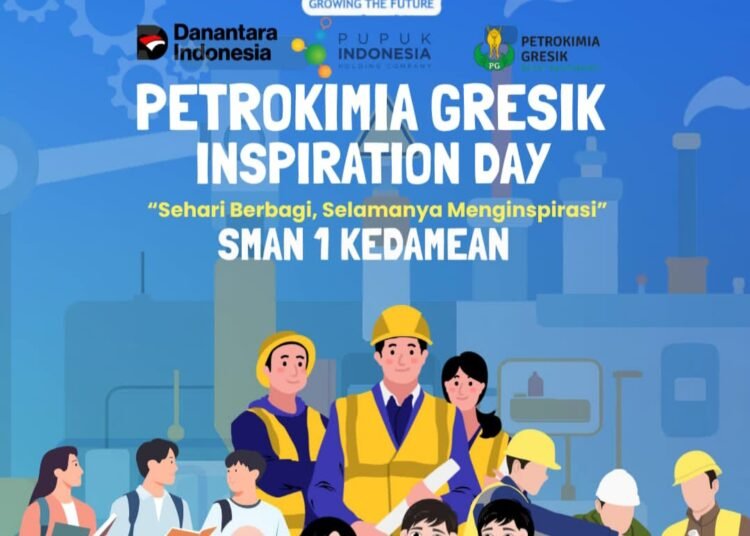 PG Inspiration Day Bersama Ratusan Siswa SMAN 1 Kedamean: “Sehari Berbagi, Selamanya Menginspirasi”