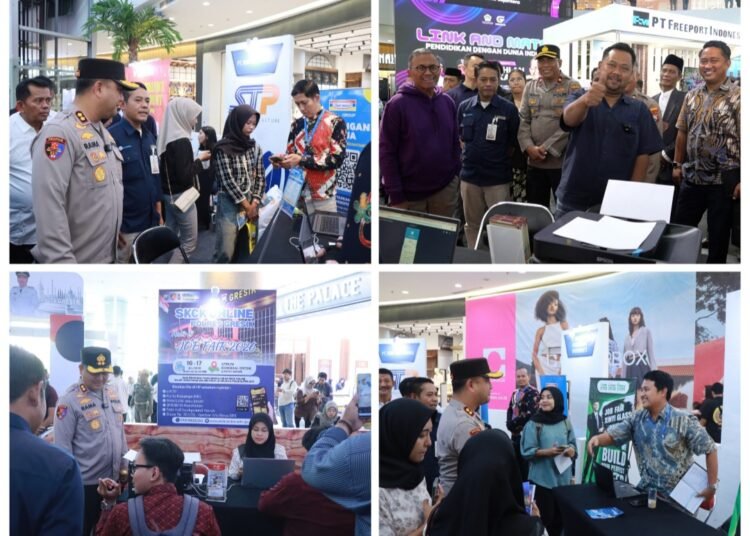 Layanan SKCK Polres Gresik di Job Fair 2026 Berbuah Apresiasi dari Dahlan Iskan: Sangat Membantu Pencari Kerja