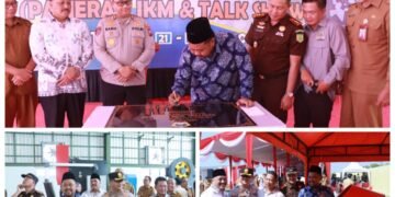 Kapolres dan DPRD Gresik Dampingi Bupati Gus Yani Resmikan Gedung Sentra IKM Logam di Menganti