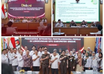 Gandeng Kejari Gresik, KPU Gelar Diskusi Penguatan Integritas Penyelenggara Pemilu