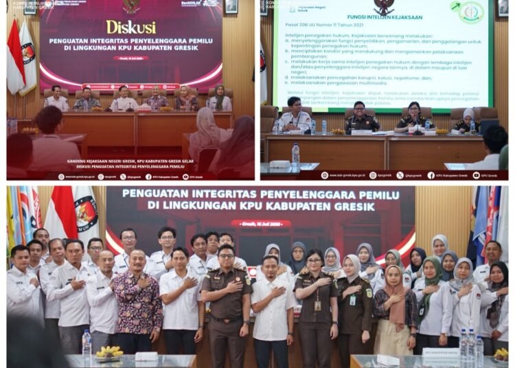 Gandeng Kejari Gresik, KPU Gelar Diskusi Penguatan Integritas Penyelenggara Pemilu