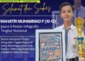 Mahatir Muhammad Siswa MAN 1 Gresik Raih Juara 3 Kompetisi Poster Infografis Tingkat Nasional