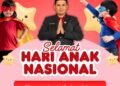 Ketua Fraksi PDI Perjuangan DPRD Kabupaten Gresik Dimaz Fahturachman, ST Ucapkan Selamat Hari Anak Nasional
