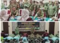 Teladan !! Dandim Gresik dan Ketua Persit  Tulus Ikhlas  Sumbangkan Darahnya di HUT ke-60 Korem 084/Bhaskara Jaya